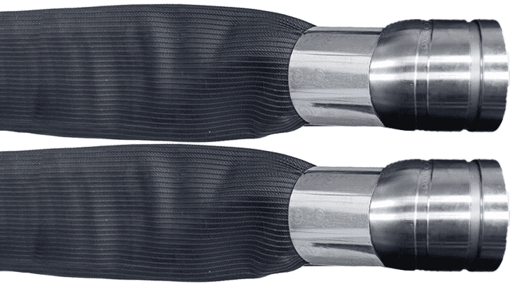 10" x 50' Black Duraflow Assy - Grooved